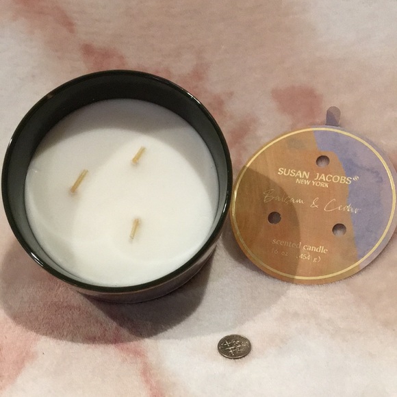 Susan Jacobs New York Scented Balsam & Cedar Ceramic Home Decorative Candle NWT - Picture 16 of 16